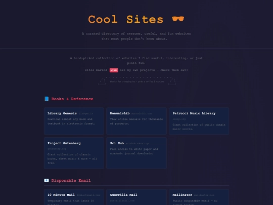 index screenshot