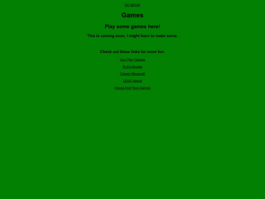 games screenshot