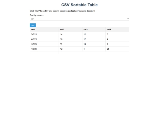 test screenshot