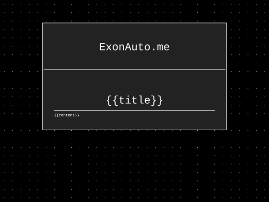blog/template screenshot