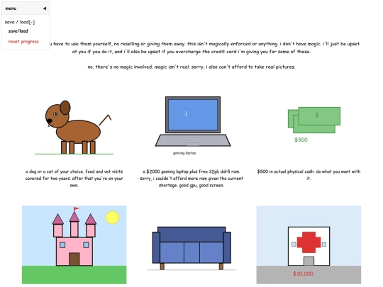 basics/cyoa screenshot