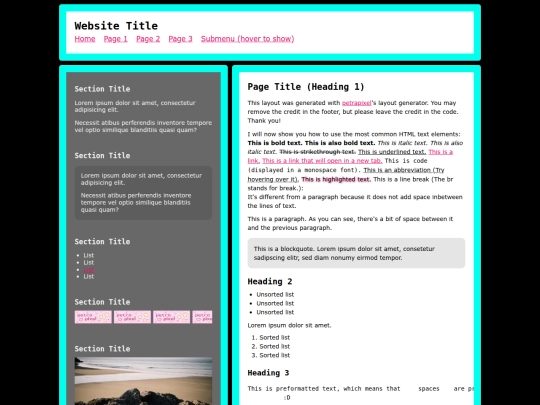 Website screenshot