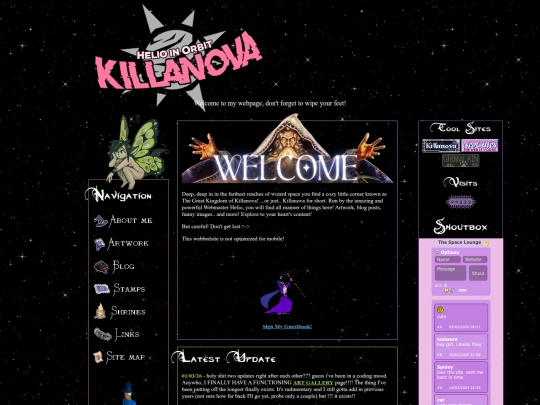Website screenshot