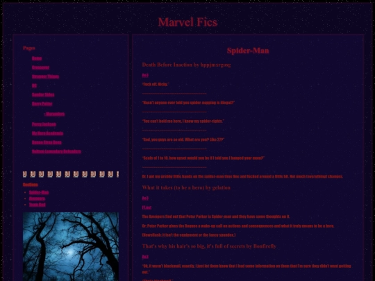 Marvel screenshot