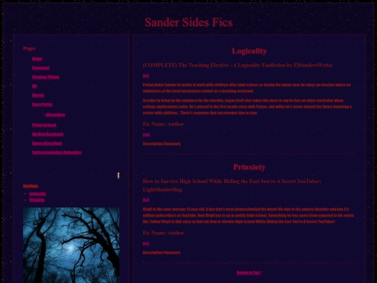 SanderSides screenshot