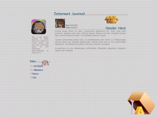 testing/testjournal screenshot