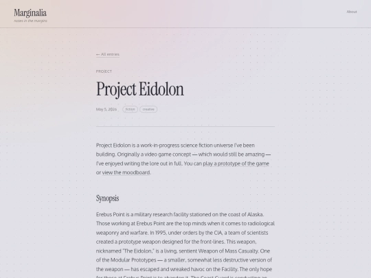 Website screenshot