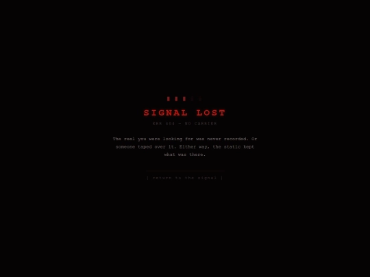 not_found screenshot