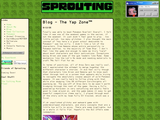 blog screenshot