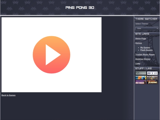 games/pingpong screenshot