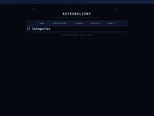 categories screenshot
