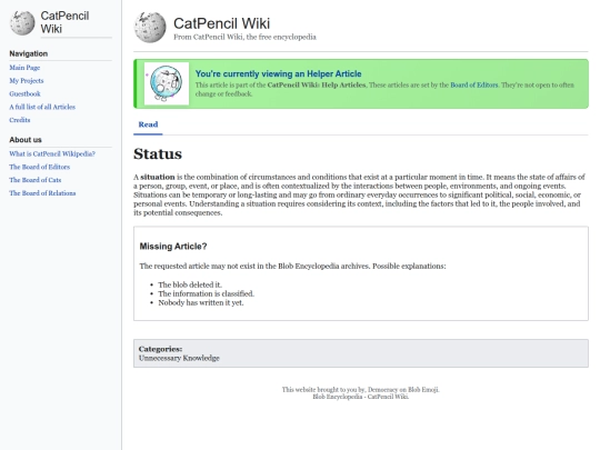 status screenshot