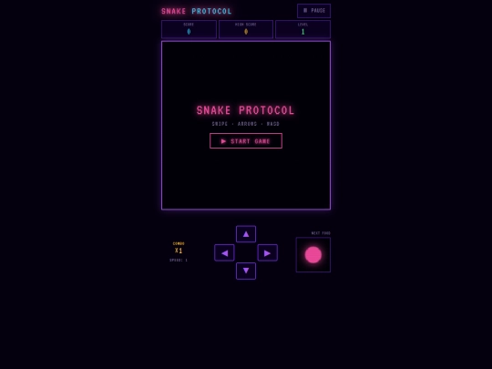 arcade-snake screenshot