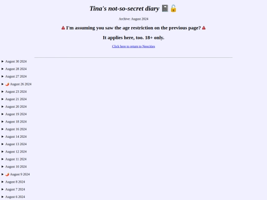 noindex/diaryaug24 screenshot