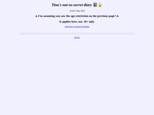 noindex/diarymay26 screenshot