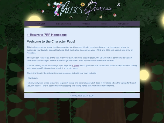 7 Relics Princess/7RP_Characters screenshot