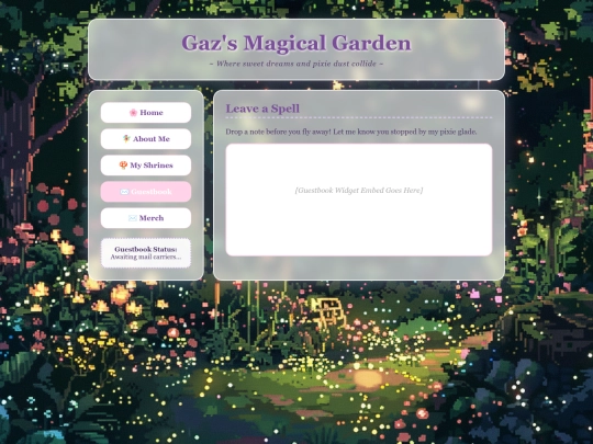 guestbook screenshot