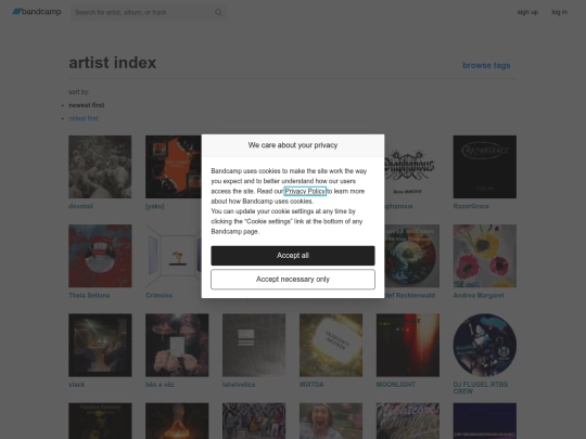 randombandcamp screenshot