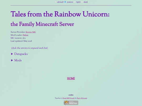 Minecraft/FamServer screenshot