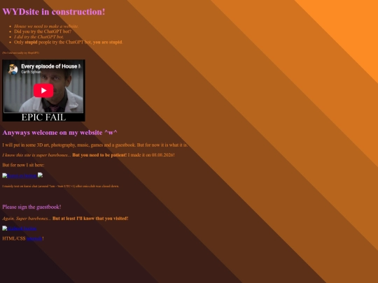 tests/testsite screenshot