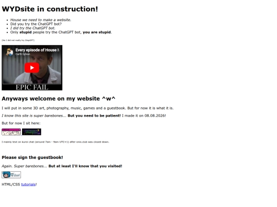 testsite screenshot