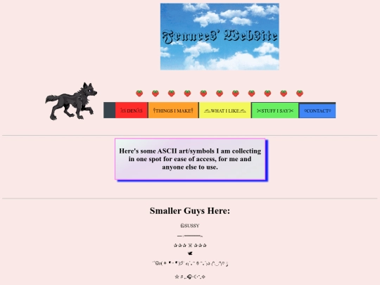 pages/What I Like/ascii screenshot