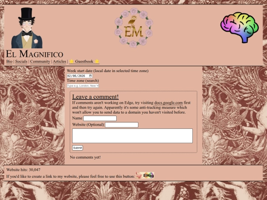 Website screenshot