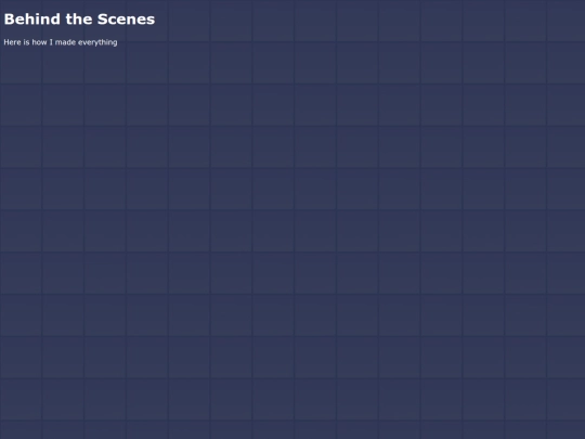 behindthescenes screenshot