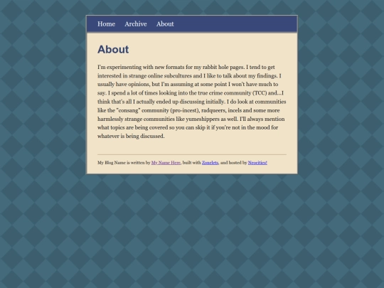 rabbithole/about screenshot