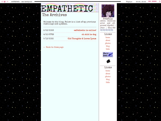 Website screenshot