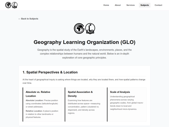 geography screenshot