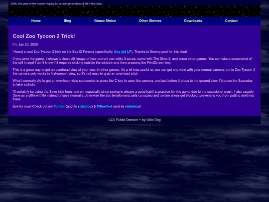 Website screenshot