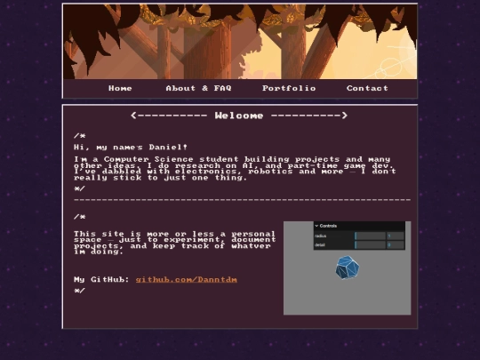Website screenshot