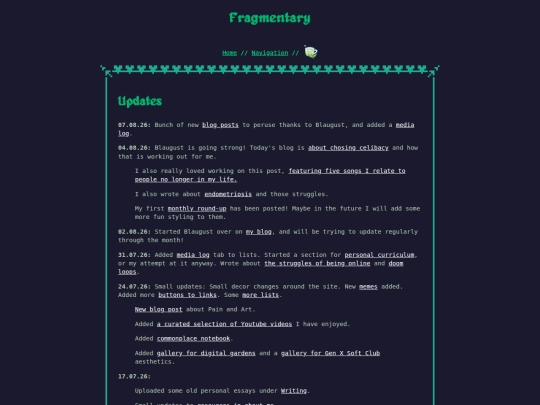 updatelog screenshot