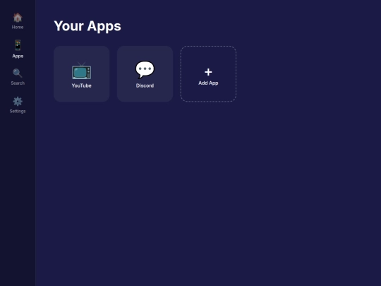 apps screenshot