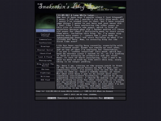 blog screenshot