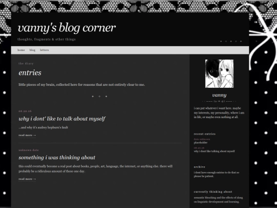diary screenshot