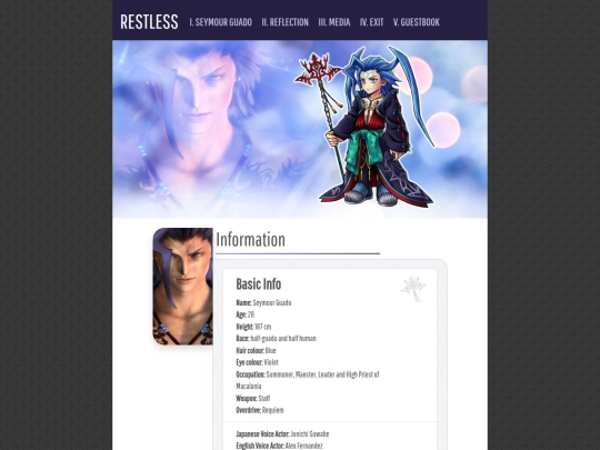 info screenshot