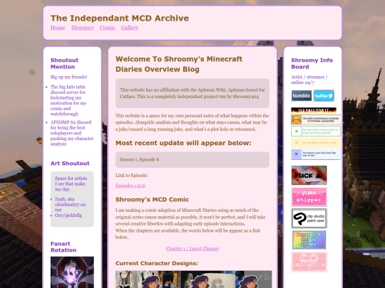 Website screenshot