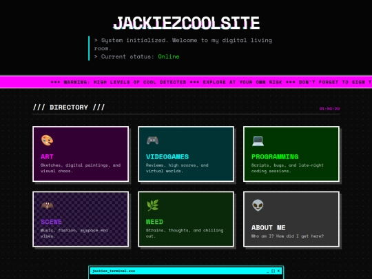 Website screenshot