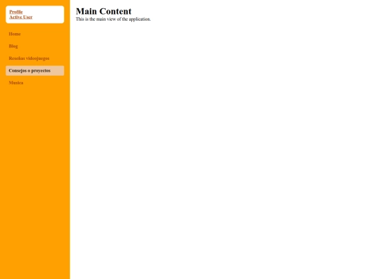 projects screenshot