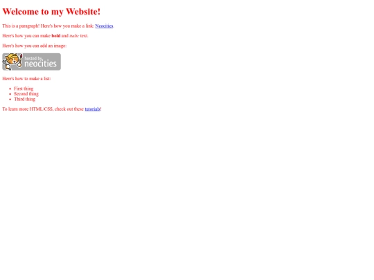 index screenshot