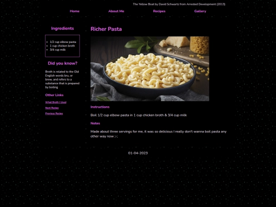 Website screenshot