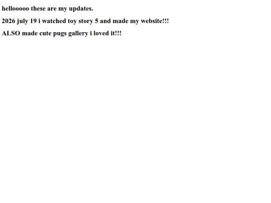 updates screenshot