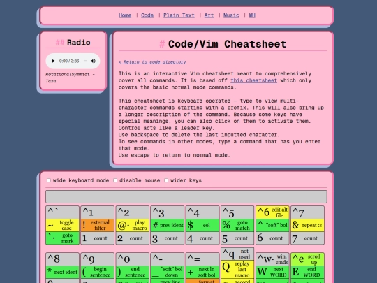 code/vim-cheatsheet screenshot