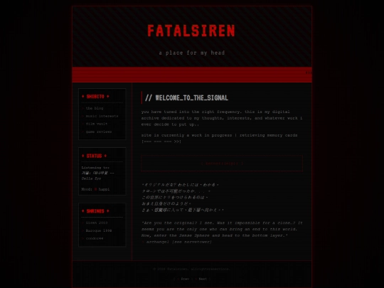 index screenshot