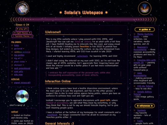 Solaria's Webspace