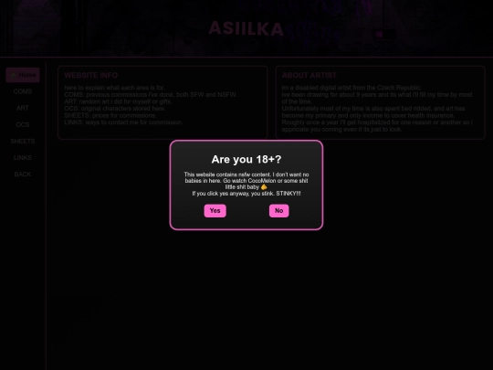 Website screenshot