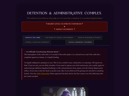 Admin-Regretably screenshot