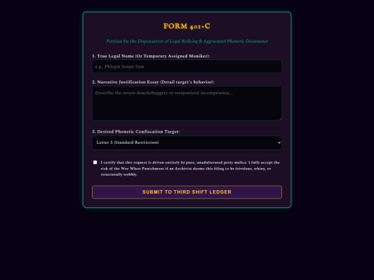 More-widgets/form401-c screenshot